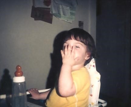 Jonathan blowing kisses 1987