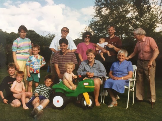Summer 1992 with the family