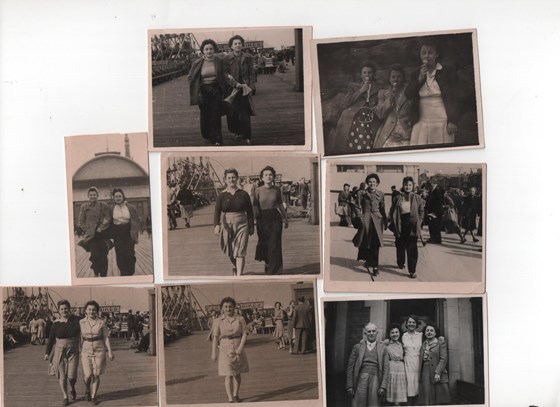 Wartime (and just after) holiday pictures with Dean and the Blud family