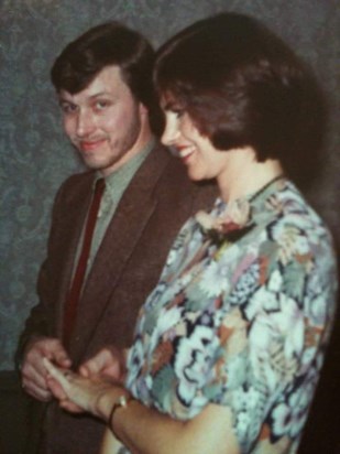David and Cherrill's wedding, 1982 New Year's Eve