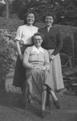 Peggy with her Mother and Sister
