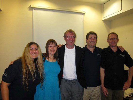 Maria, Linda, Brian, JP, and Martin, July 2012