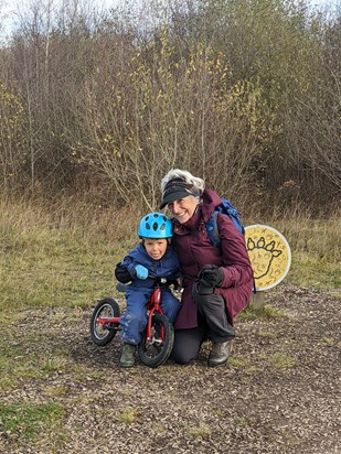 Bike ride with Nanny