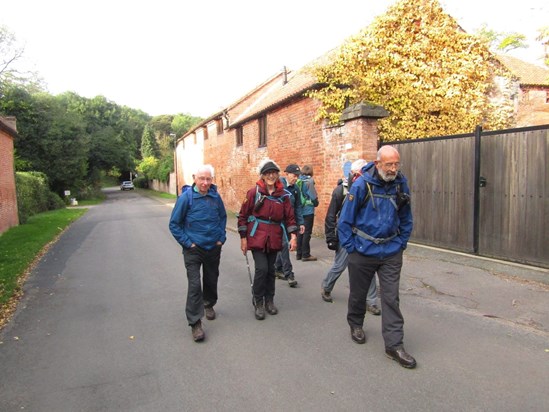 Barbara’s group walk from Hallam. 