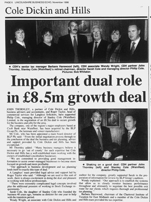 Lincolnshire Business Echo - Nov1998