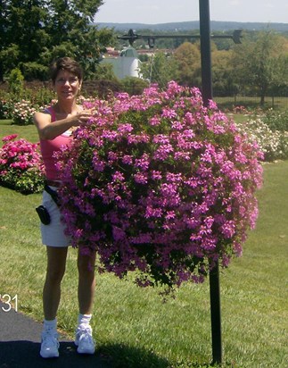 Susan at Hershey Gardens
