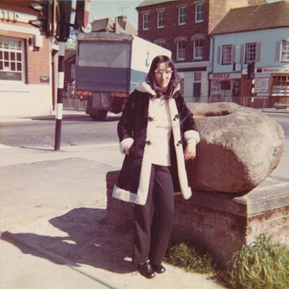 Maddie during the time she worked at the library (1970s)