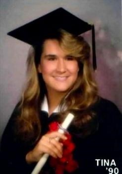 Tina graduation 1990