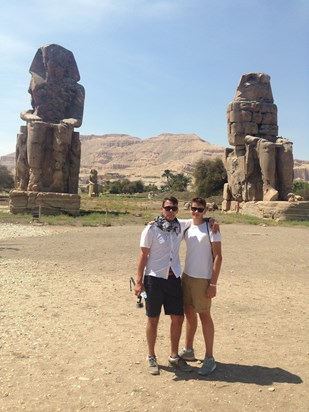 Oscar and Gary in Egypt