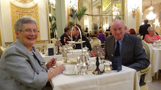 Tea at The Ritz (photo taken by actress who play Vera)