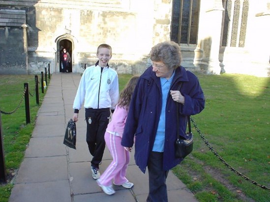 Sheila with Jack and Rachel