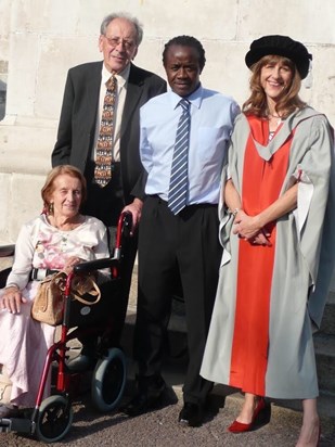 Mum was so proud to share this graduation day with Ursula, no wheelchair was going to stop our mum x