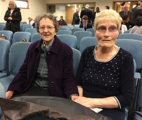 Barbara & Margaret at the meeting