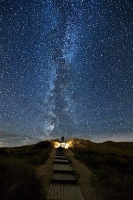 stairway to the stars .. calling of the aurora baurealis
