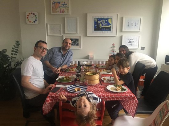 Family meal at Olivier and Silvia! 2018?