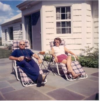 Jack and Sue July 64  John and Judy must be with the Grandparents, they look too relaxed!