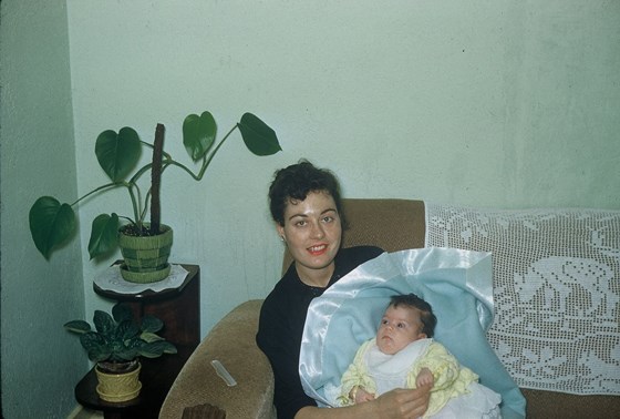 Barb with baby Rina