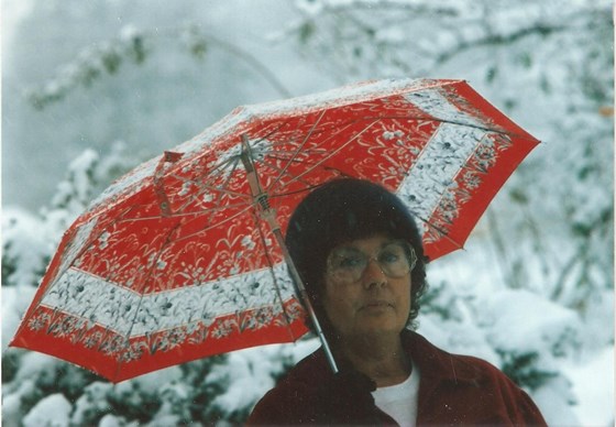 Barb with an umbrella