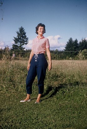Young Barb in a field
