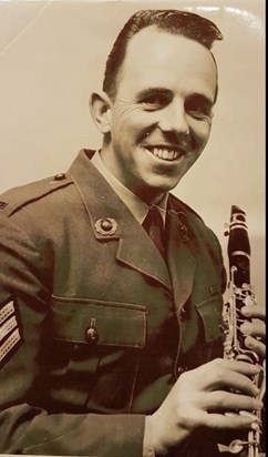Dad the Royal Marine musician