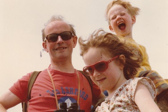 1980 Brian, Rosemary & Chris, Snowdon summit