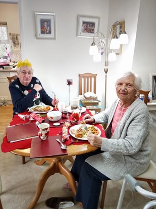 Our last Christmas with you Mum, we had a lovely lunch. 