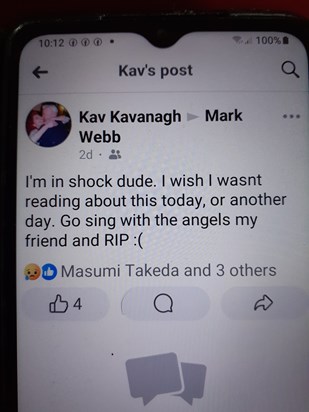 Kav Kavanagh tribute