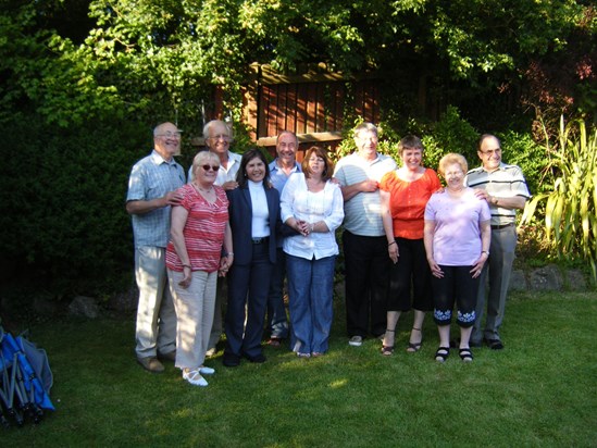 At a family get together, May 2009