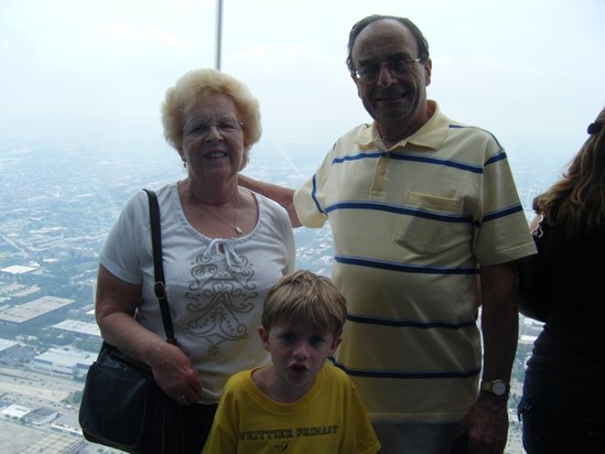 At the top of The Willis Tower, Chicago