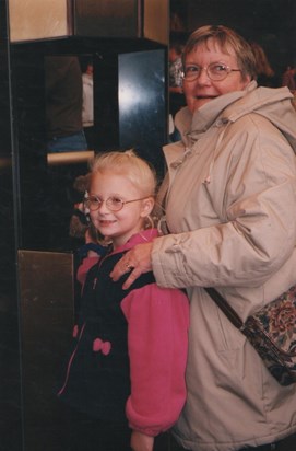 Aunty Geena and Amy at the Science Museum in Philadelphia