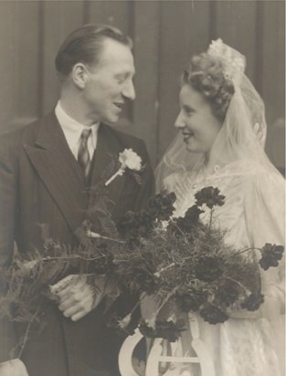 1949 - April 2nd Len & Kay Wedding