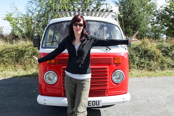 Karen & our Camper Van