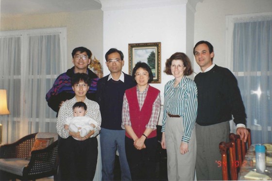 1994 in Paris From left to right: Kelvin & Olivia Luong, with baby Isaac, Rev. John and Mrs. Patty Hung, Frances and Tome Halsell