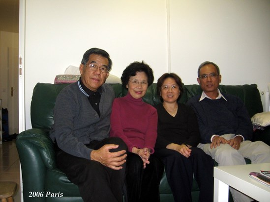 Our visit to the Hungs in Paris.  We treasure their hospitality and enjoy great friendship with church families.