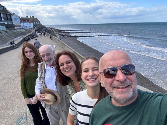 On the beach at Cromer