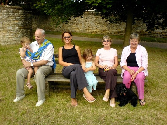 Coleby with Elspeth, Gail, Angela, Issy, Nahla and Merry