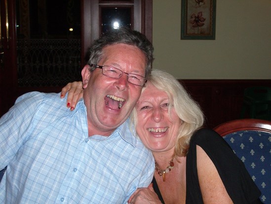 Dave with Christine Chadwick - Jamaica 2007