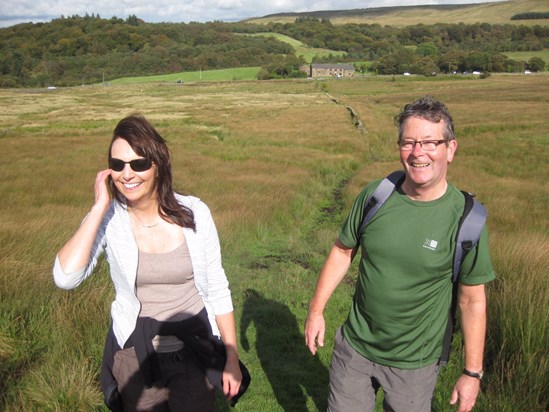 Walking the Lancashire moors with Dave