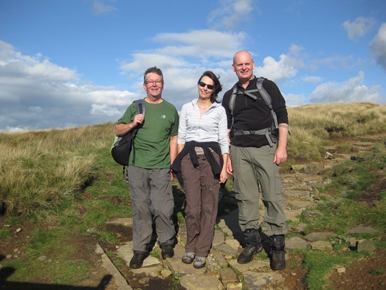 Walking the west Lancashire moors with with Caron and i
