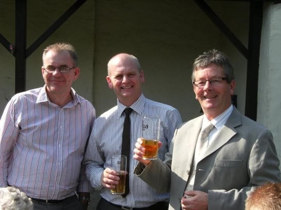 Dave Andy & Guy -Charnock Farm christening 2014