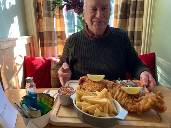 Favourite meal.......Fish and Chips!