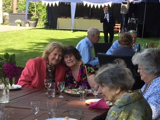 Wonderful 80th Birthday Party - Rie and Auntie Enid