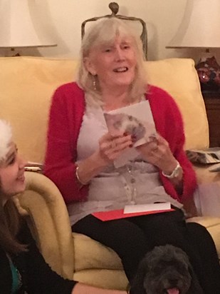 our last christmas with mum , never stopped smiling through it all  amazing lady xx