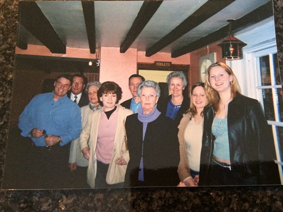 Family gathering at the opening of the pub 2003