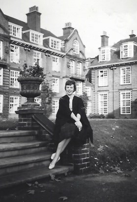 Jenny at Bedford College in 1962