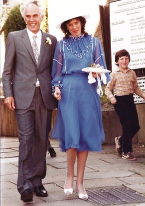 Newlyweds (plus a Mark Pelmore), 28th April 1984