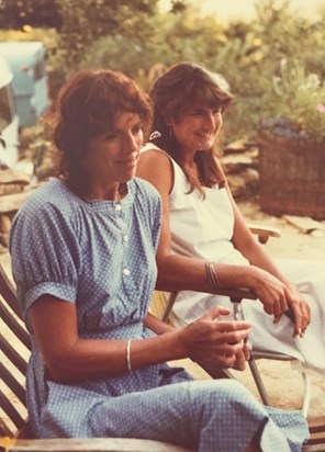 Jenny and Zella, Salazac, Summer 1982