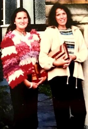 Zella and Jenny, July 1978