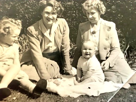 Jenny, Joan, Granny May and Clive