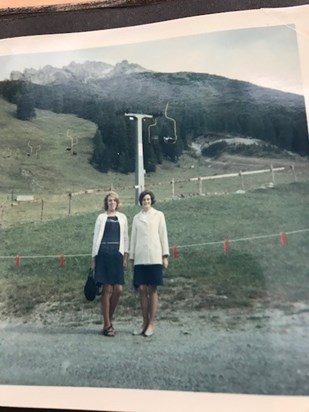 Jenny and Lisl, near Innsbruck, 1967